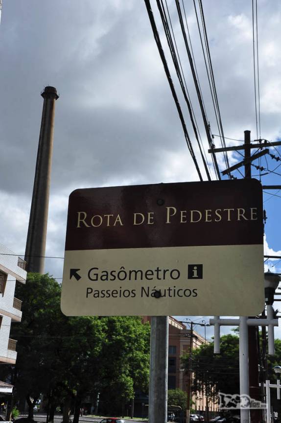 Circuito turístico para pedestres em Porto Alegre, no Rio Grande do Sul